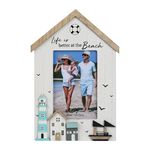 Seaside Wooden 4" x 6" Photo Frame